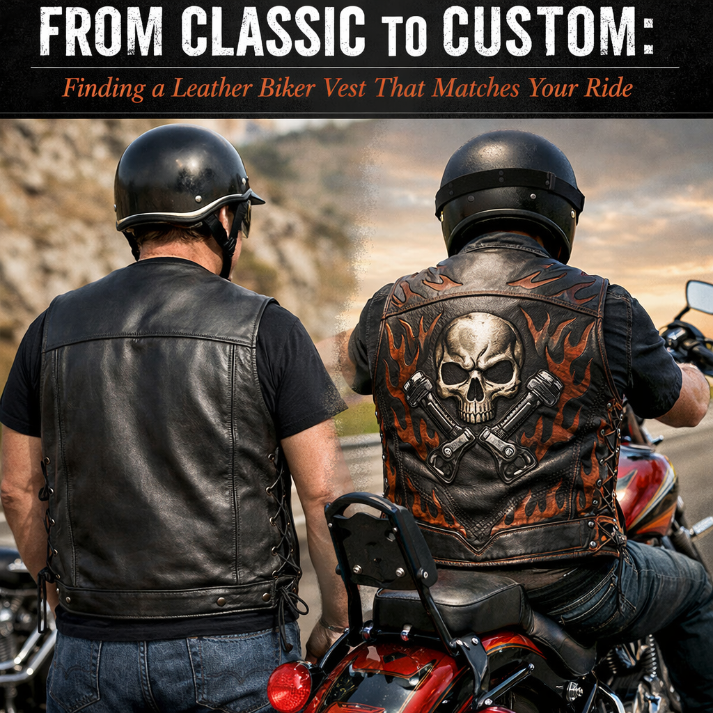 Leather Biker Vest Style Guide: How to Choose the Perfect Cut, Fit & Finish